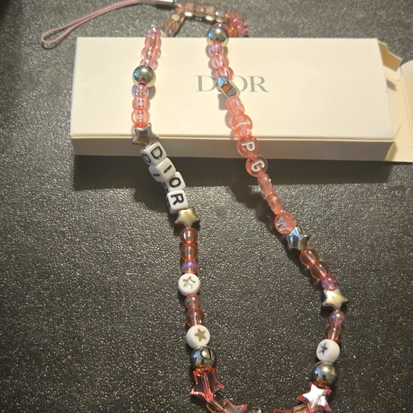 DIOR Cellphone Charm Wristlet Accessory - Picture 1 of 6